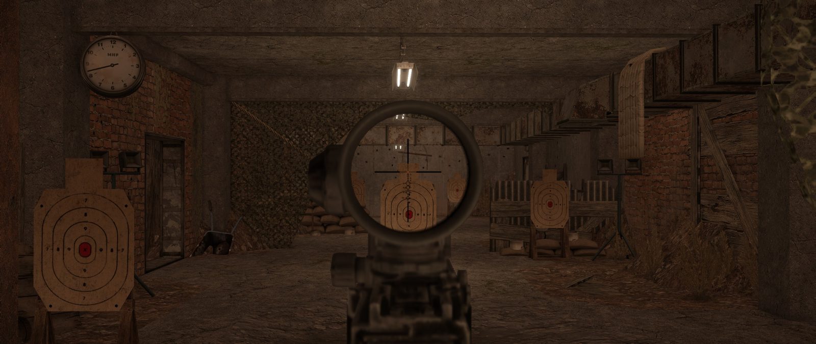 Прицел оптический Elcan M145 - вид через прицел
