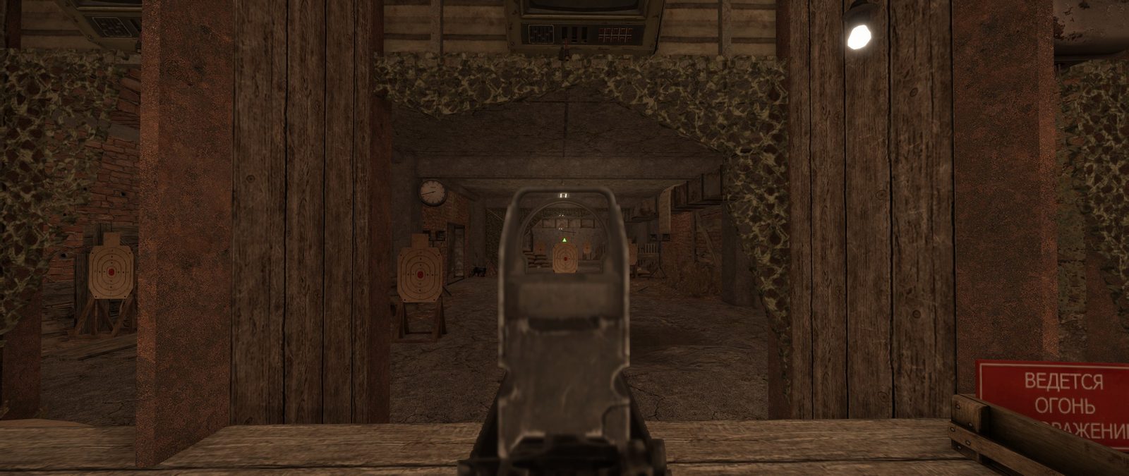 Прицел коллиматорный LaRue - вид через прицел