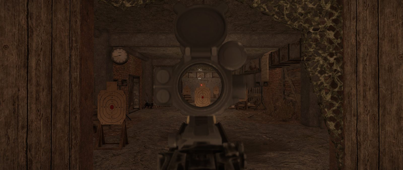Прицел коллиматорный Vortex - вид через прицел