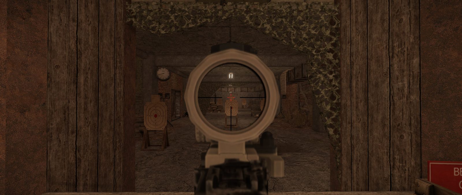 Прицел оптический NcStar VISM - вид через прицел