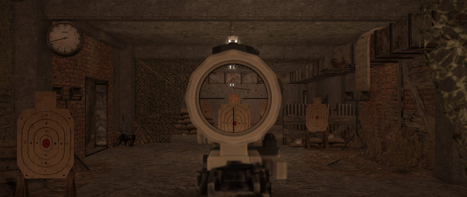Прицел оптический NcStar VISM - вид через прицел