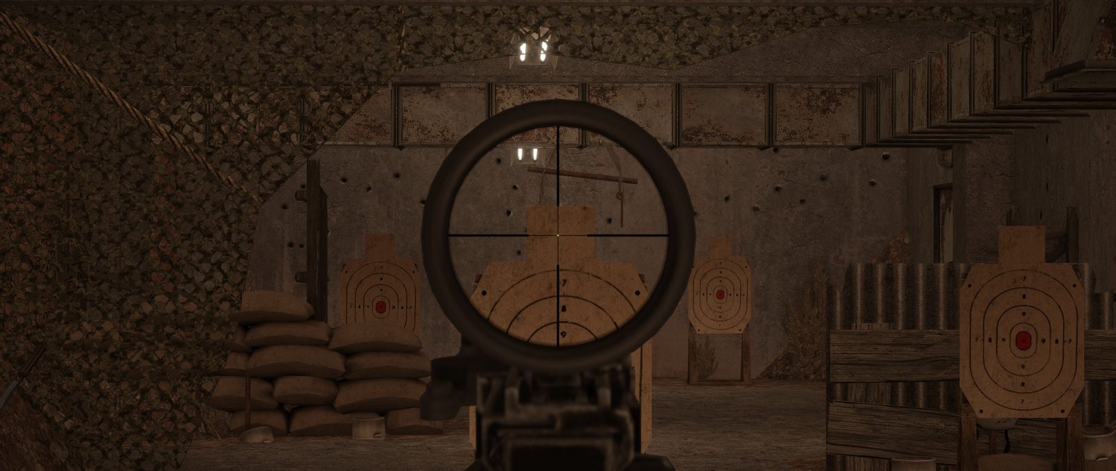 Прицел оптический Trijicon AccuPoint - вид через прицел